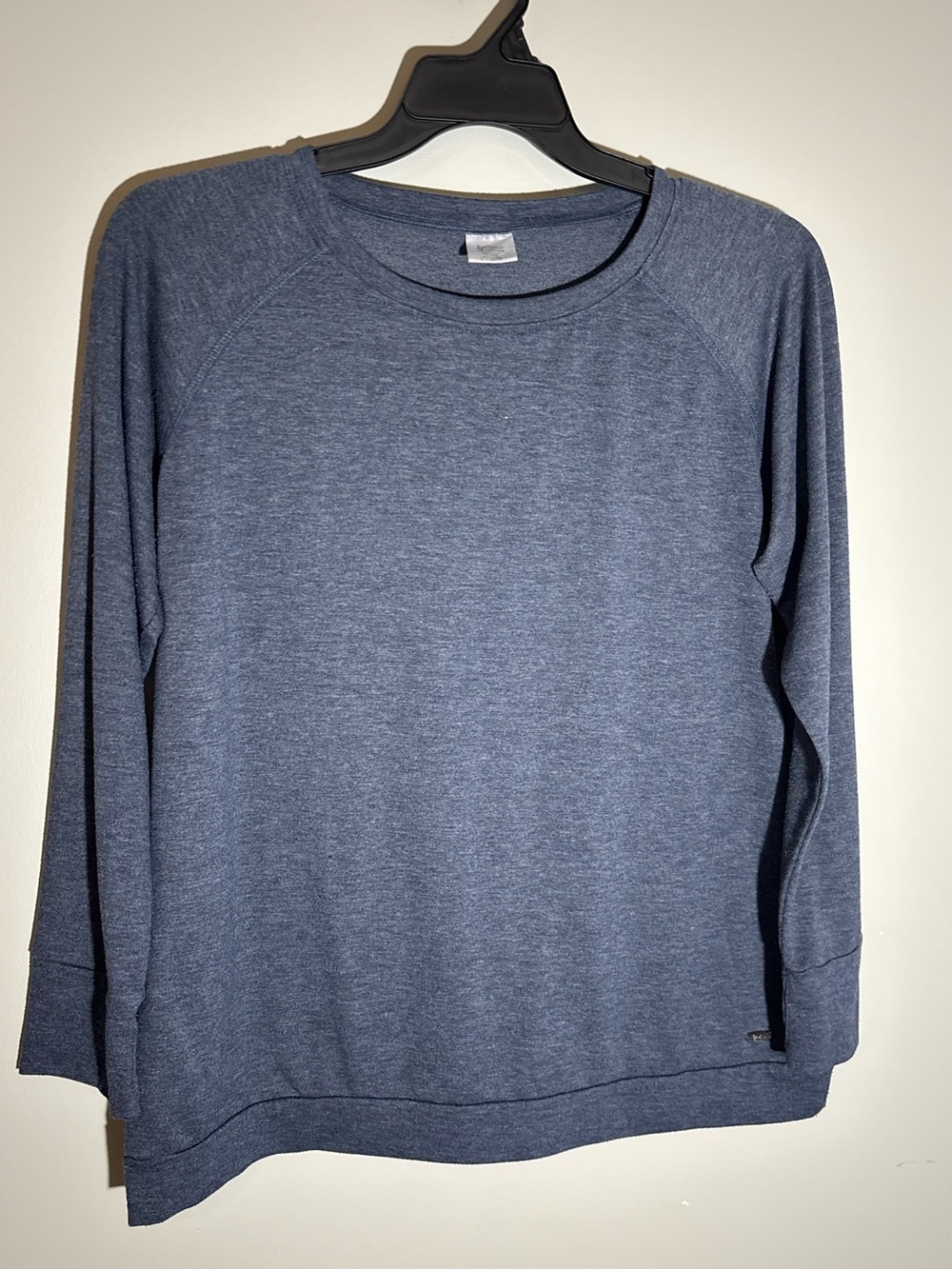 🌿 3/$25 Hello Mello The Weekender XL Heather Blue Long Sleeve Lounge Top